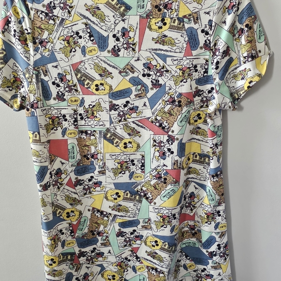 LULAROE Disney Mikey Mouse Women's Short Sleeve Shirt - Picture 2 of 3